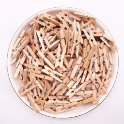 50PCS/Lot Mini Romantic Loving Heart Shape Wood Clips Handicrafts Photos Papers Clothes Pegs Home Bachelorette Party Decorations
