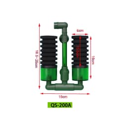 Dual Use Aquarium Fish Tank Filter Sponge Biochemical Cotton Aquarium Filtration Biospong Accessories with Removable Filter Box