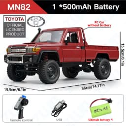 ZWN MN82 MN82S LC79 1/12 Full Scale RC Pickup Short Truck 4WD Remote Control Climbing Off-road Car Toys for Kids Christmas Gifts