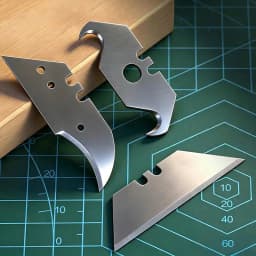 10Pcs Steel Utility Knife Replacement Blades Precision Sharp Edge for Art Craft DIY Model Making Cutting