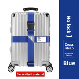 Travel Luggage Strap Cross Safety Fixation Baggage Tie down Cargo Bag Protection Buckle Rope Strengthening Band Accessories