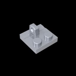 Gobricks GDS-825 Hinge Plate 2 x 2 Locking with 1 Finger on Top compatible with lego 92582 pieces of children's DIY
