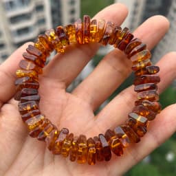 Original Amber Bracelets for Unisex New Genuine Irregular Beads Natural Black Medical Green Healing Jewelry Factory Unique Gift