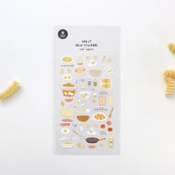 Korean Import Suatelier Eggtime Breakfast Paper Sticker Scrapbook Decoration Stationery DIY Stickers School Office Supply 1196
