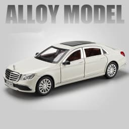 1:24 E-Class E300 L Alloy Car Model Diecasts Metal Toy Vehicles Car Model Simulation Sound and Light Collection Childrens Gifts