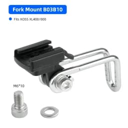 Bicycle Front Light Bracket Clamp Road Bike MTB Headlight Mount on Fork For Rocksbros/ CatEye/ XOSS/Gfitnix/Trerk