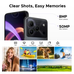 DOOGEE Note56 Plus Smartphone 48GB 256GB 6150mAh Large Battery 6.56'' 90Hz Display 50MP Camera NFC Android 16 Mobile Phones