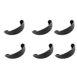 Car Reversing Camera Rain Cover Car Rear Camera Rain Cover Carbon Fiber Pattern Car Rear View Camera Protection Trim Dust Shield