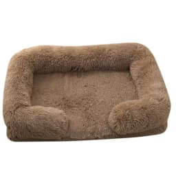 Dog Bed Dog Plush Pet Bed Winter Thickened Pad Dog Sleeping Bed Sofa Removable Pad Dog Small Large Dog Square Kennel