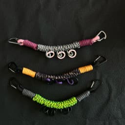Outdoor Tactical DIY Modification Hand-woven Paracord Backpack Hanging Rope Multifunction Bag Strap Lanyard Accessories
