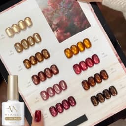 10ML 1-10PCS Winter New Style Hot Selling Black Nails Brown Nails Glass Bead Magnet Cat Eye Nail Polish Nail Set Nail Supplies