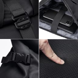 TANGCOOL New Roll Top Waterproof Laptop Backpack Expandable Large Capacity Travel Backpack Casual Business Commute Shoulder Bag