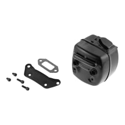 Muffler Exhaust with Muffler Bracket Gasket Screws Kit Fit For Husqvarna 372XP 371 365 362 372 Chainsaw Replace Part 503765302