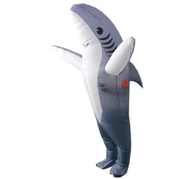 Cute and unique standing shark design inflatable costume Halloween and Christmas inflatable costume props