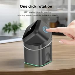 3 in 1 Wireless Charging Station for Apple15W Fast Magnetic Wireless Charger Stand for Magsafe iPhone 17/16/15/14/13/12 Pro Max