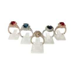 Wholesale Mini Display Rack Ring Plastic Clip Jewelry Display Bracket Home Ring Display Props