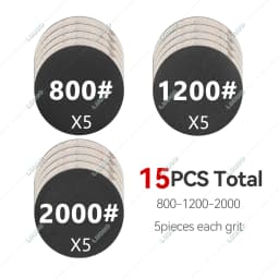 Round Wet Sanding Sheet Dry Polishing Sandpaper For Car Detailing Headlight Restoration Grinder Accessories Sanding Discs Paper