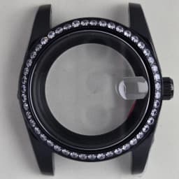 36mm/39mm Rose Gold Case Diamonds Bezel Sapphire Mod Parts NH34 NH35 NH36 NH38 NH39 NH70 NH72 ETA2824 PT5000 Movement