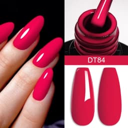 MEET ACROSS 7ml Glitter Sequins Thermal Gel Nail Polish 3 Layers Temperature Color Changing Semi Permanent UV Gel Varnish Nails