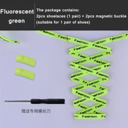 Magnetic Shoelaces Without ties Elastic No tie Shoe laces for Sneakers Lazy Shoelace Magnetic Lock One Size Fits All Kids Adult