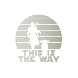 This Is The Way Vinyl Art Sticker Car Window Laptop Decoration Decal Kids Room WALL Decor Mural