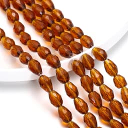1 Strand 6-12mm Spacer Water Drop Beads AB Shine Glass Crystal Drop Pendant for DIY Earing Bracelet Jewelry Making Accessories