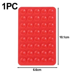 Double-Sided Silicone Suction Phone Case Mount Enhanced Suction Cup Power Thickened Hands-Free Phone Grip Sticky Holder Stands