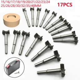 Carbide Woodworking Hole Saw Drill Bit 15-100mm Hole Opener Reamer Wood Board Drilling Cutter Tool