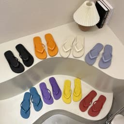 Women's Flats Flip Flops Non-Slip Summer New Casual Beach Women's Sandals Household Daily Fashion Comfortable Women's Slippers