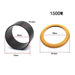 1Set Pump Piston Ring Oil-Free Mute Air Compressor Cylinder Replacement For 550/600/1500/1600W Pneumatic Parts