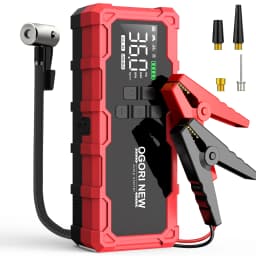 Jump Starter with Air Compressor 150PSI, 8000/9000A Portable Car Battery Booster (All Gas/16L Diesel)