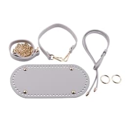 1Set Handmade Handbag Bag Set Leather Bag Bottoms With Hardware Package Accessories HandBag Shloulder Straps DIY Women Backpack