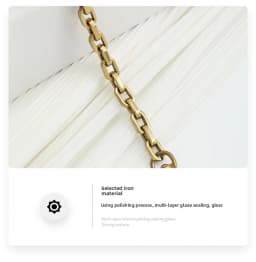 Bag chain accessories high-grade metal crossbody chain replacement shoulder strap extension chain lengthened