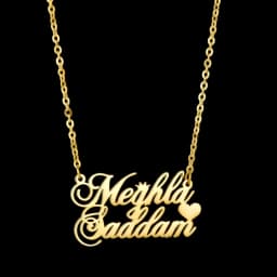 Personalized Customization of Name Pendant Necklace with Different Fonts and Styles for Perfect Party and Holiday Gifts Family