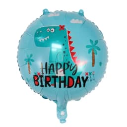 50pcs 18inch Round Foil Balloon Happy Birthday Inflatable Foil Helium Balloons Birthday Party Decoration Kids Toys Air Globos