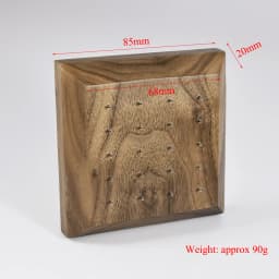 Solid Wood Labret Dermal Anchor Body Piercing Jewelry Top Display Seller Cases Display Tool with Screw Thread