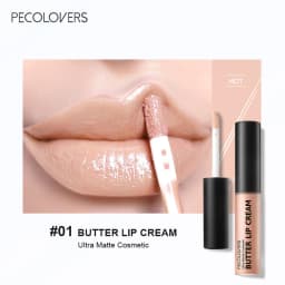 1PC Waterproof Liquid Lipstick 21 Color Vitamin E Makeup Sets Lip Glosses Lip Plumpers