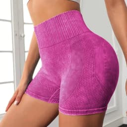 Tight, High Waisted, Sexy Peach Quick Drying, Breathable Yoga Pants, WOMEN'S Running, Sports, and Fitness Three Point Shorts