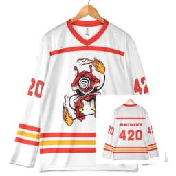 Spring Summer Men's Long-Sleeved Top Subtronics Rave Jersey Cyclop Hockey Shirt Bold Festival Outfit Athleisure Quick-drying Top