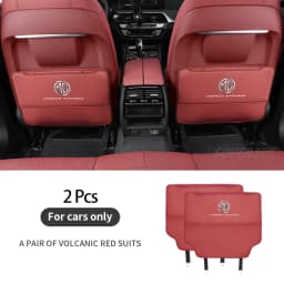 Car Seat Back Storage Bag Rear Backrest Protection Anti-kick Pad For MG ZS HS ES5 MG4 EV Electric S5 EV MG3 MG5 MG6 MG7 ONE EZS