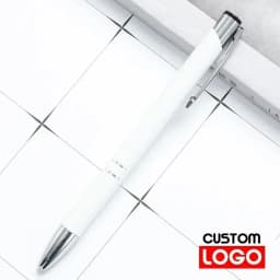 20-200pcs Wholesale Metal Pen Personalized with Your Company Logo PenAdvertising Pen Free Logo Printing Free Design Service
