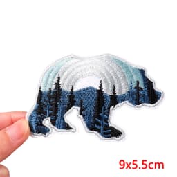 Hot New Animal Cat Embroidered Patches Iron On Patches For Clothing Thermoadhesive Patches Cartoon/Frog Dinosaur Duck Patch DIY