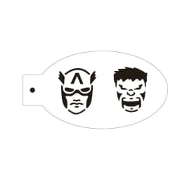 PET Stencil For Face Body Face Painting Paint Reusable Templates For Body Arts Cosplay Halloween Christmas Party