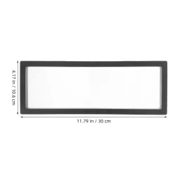 Jewelry Display Stand 11X30Cm Clear Plastic 3D Floating Frame For Medals Stamps Showcase Display Box Gift Decor