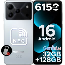 DOOGEE Note56 Pro Android 16 Smartphone Gemini AI 6.56" 6150mAh Battery 32GB RAM(4+28) 128GB ROM Widevine L1 Support Mobilephone