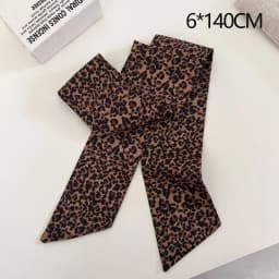Women Narrow Long Scarf Polka Dot Tie Bag Ribbon Headband Choker Streamer Lady Accessories