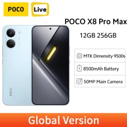 POCO X8 Pro Max 256GB 512GB Cellphone 6.83" 1.5K 120Hz Display Dimensity 9500s NFC 8500mAh 100W HyperCharge 50MP Global Version