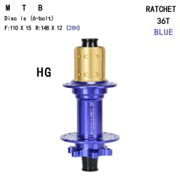 6 Colors Available 28H 36T MTB Rear Hub Super Lightweight CNC Alloy Boost 148mm Mountain Bike Compatible With XD HG MS Freewheel