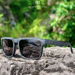 KDEAM Unisex Square Sunglasses Polarized Flash With Stylish Mirrored Pink Sun Glasses New Colors KD332