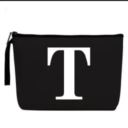 Cosmetic Bag Letter Pattern MakeUp Bag Toiletries Organizer Wash Storage Pouch Wedding Party Bride Gifts Makeup case Organizer